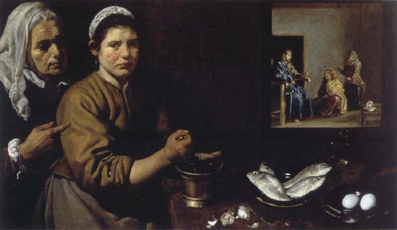 Diego Velazquez Christ in the house of Marta and Maria